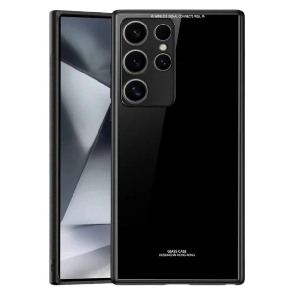 کاور مدل glass case مناسب برای گوشی موبایل سامسونگ Galaxy S24 Ultra